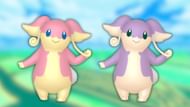 Audino and its shiny variant (Image via The Pokemon Company)